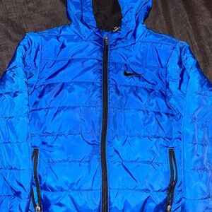 Nike Electric Blue Hooded Jacket